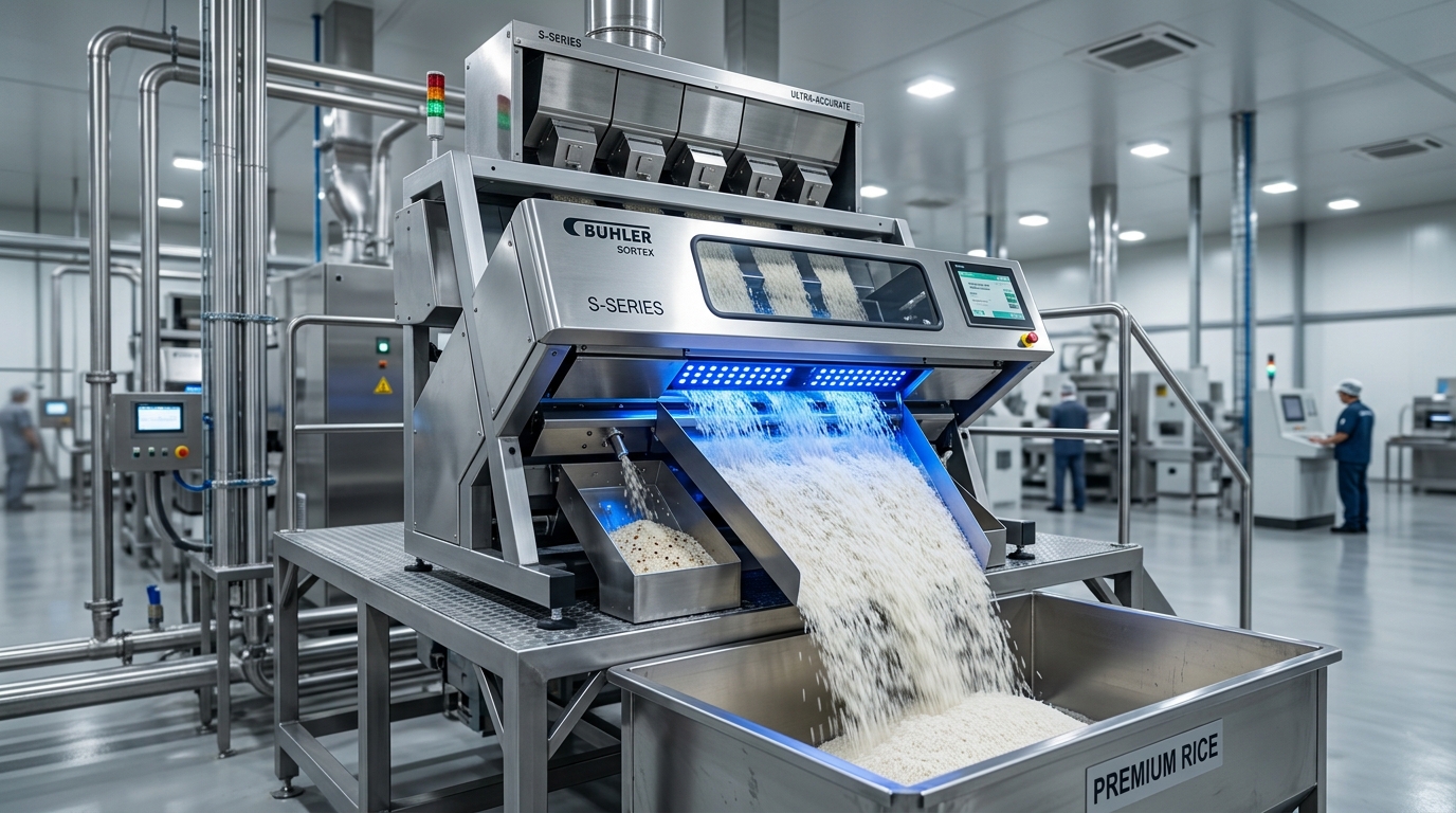 Swiss Bühler Multi-Channel 4K Optical Color Sorting